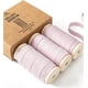 thumbnail image 1 of Vitalizart Juego de cintas de terciopelo verde polvoriento, carrete de madera de 3/8" x 15 yardas, adornos de tela, ecológico, 3 rollos * 5 yardas para decoración de coronas navideñas, adornos artesan, 1 of 4