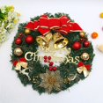 thumbnail image 4 of Guirnalda de Navidad, adornos colgantes de Navidad, decoración de puertas y ventanas, decoración de fiestas navideñas, regalo de Navidad para niños, corona de flores, 4 of 5