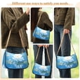 thumbnail image 5 of Womens Chain Shoulder Bag Flower Lotus Classic Tote Handbags Fashion Clutch Hobo Purse with Zipper for Travel Casual, 5 of 7