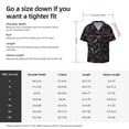 thumbnail image 5 of Fotbe Lavender Flowers Camisa Estampada de Manga Corta para Hombre, Casual de Verano, Estilo Playero, Sin Arrugas-Small, 5 of 5