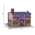 thumbnail image 3 of Moe's Tavern Modular Building Blocks Set MOC Educational Bricks Toys 1736pcs, 3 of 6