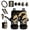 Dragon Flowers, variant on Chaqlin Stripes Car Seat Accessories Full Set Aztec Tribal Elastic Car Seats Covers for Front Back Pack of 15 Sets with Cup Pad, Gear Shift Cover, Hanging Garbage Can Cars Interior Decors