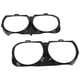 thumbnail image 1 of Par de embellecedores del marco del faro Jadeshay Biseles de faros Negro 2015-2019 para Dodge Challenger, 1 of 8
