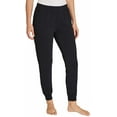 thumbnail image 2 of Eddie Bauer Womens 2 Pack Fleece Lounge Joggers Size: XXL, Color: Black/Heather Olive, 2 of 7