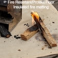 thumbnail image 3 of ZheElen Fireproof BBQ Mat Heat Resistant Fire Pits Mat not place them For Decking Fire Pits Rig | Fireproof Resistant, 3 of 6