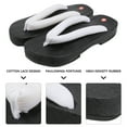 thumbnail image 5 of WAXIAYU Holibanna Japanese Wooden Clogs Sandals Traditional Geta Shoes, 5 of 6