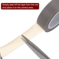 thumbnail image 5 of PTFE Película Cinta Rollo, 0,4" x 33 Pies Alta Temperatura Cinta 0,08mm Grosor con Único Lado Adhesivo para Vacío Sellado Máquina, Manuales Impulso Selladoras, Gris, 5 of 5