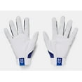 thumbnail image 2 of Under Armour Men's Clean Up Baseball Gloves, (102) White/Team Royal/Team Royal, X-Large, 2 of 2