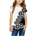 thumbnail image 2 of Penkiiy Garçons Filles Enfants T-Shirts Graphiques Imprimés 3D, T-Shirts Originaux Col Rond Manches Courtes 9-10 Ans Blanc, 2 of 4