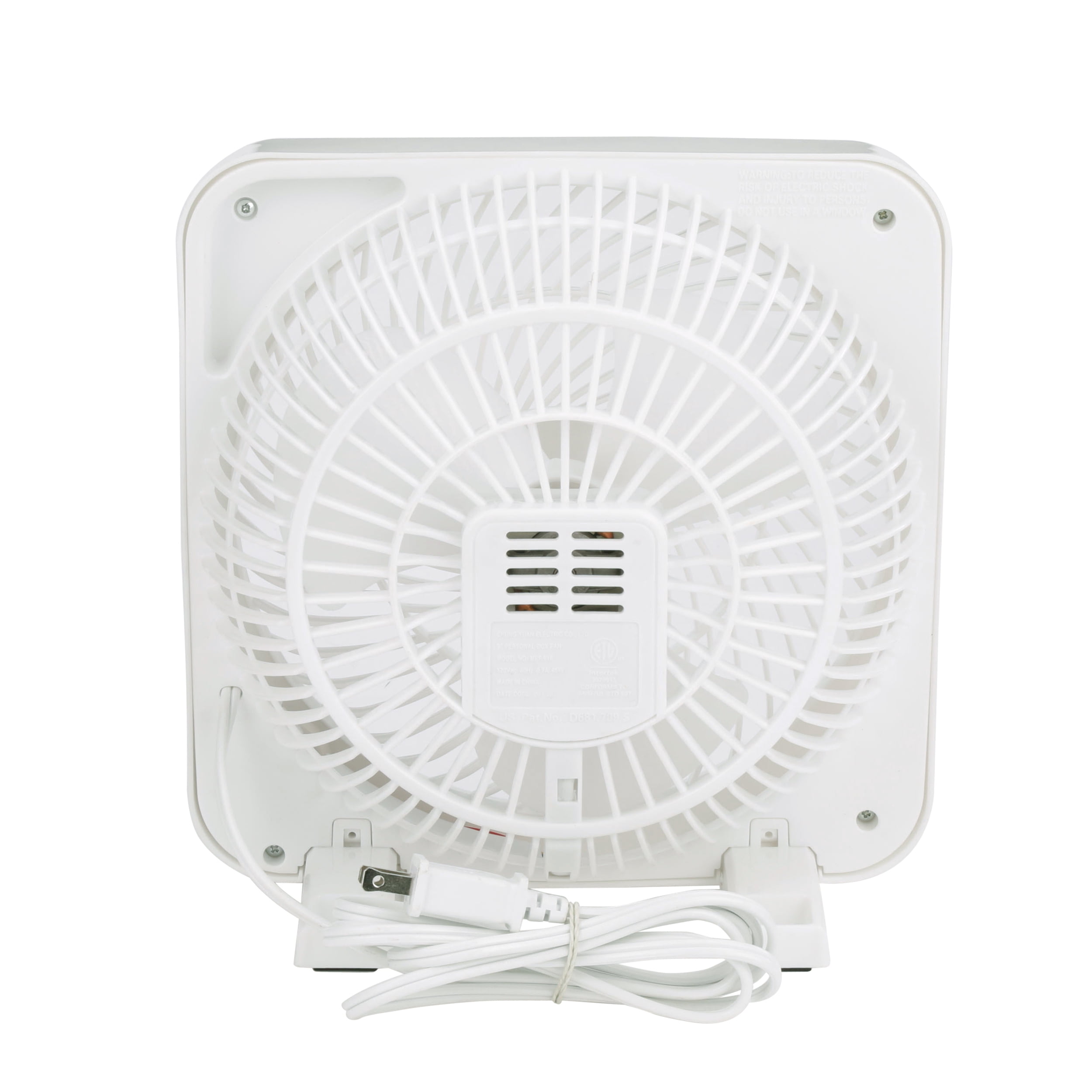 Mainstays 9inch Personal Desktop Fan with 3 Speeds, White