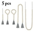 thumbnail image 2 of Coofit Wood Bead Garland Rustic Decorative Prayer Beads Decor Wall Hanging Decoration, 2 of 10