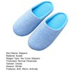 thumbnail image 7 of Tnobhg 1 Pair Winter Slippers Unisex Couple Slippers Homewear Anti-slip Plush Soft Thick Warm Soft Thick Soles Slient Slide Flat Floor Shoes, 7 of 7