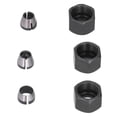 thumbnail image 3 of Ensemble d'Adaptateurs Collet, 6 Pcs Adaptateur de Routeur Convertisseur de Bit de Routeur Durabilité Prolongée, 3 of 8