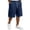 DC21_Navy, variant on Resicozy Casual Cargo Shorts for Men Relaxed Fit Drawstring Shorts with Multi-Pocket for Summer Work Outdoor Hiking Light Brown S