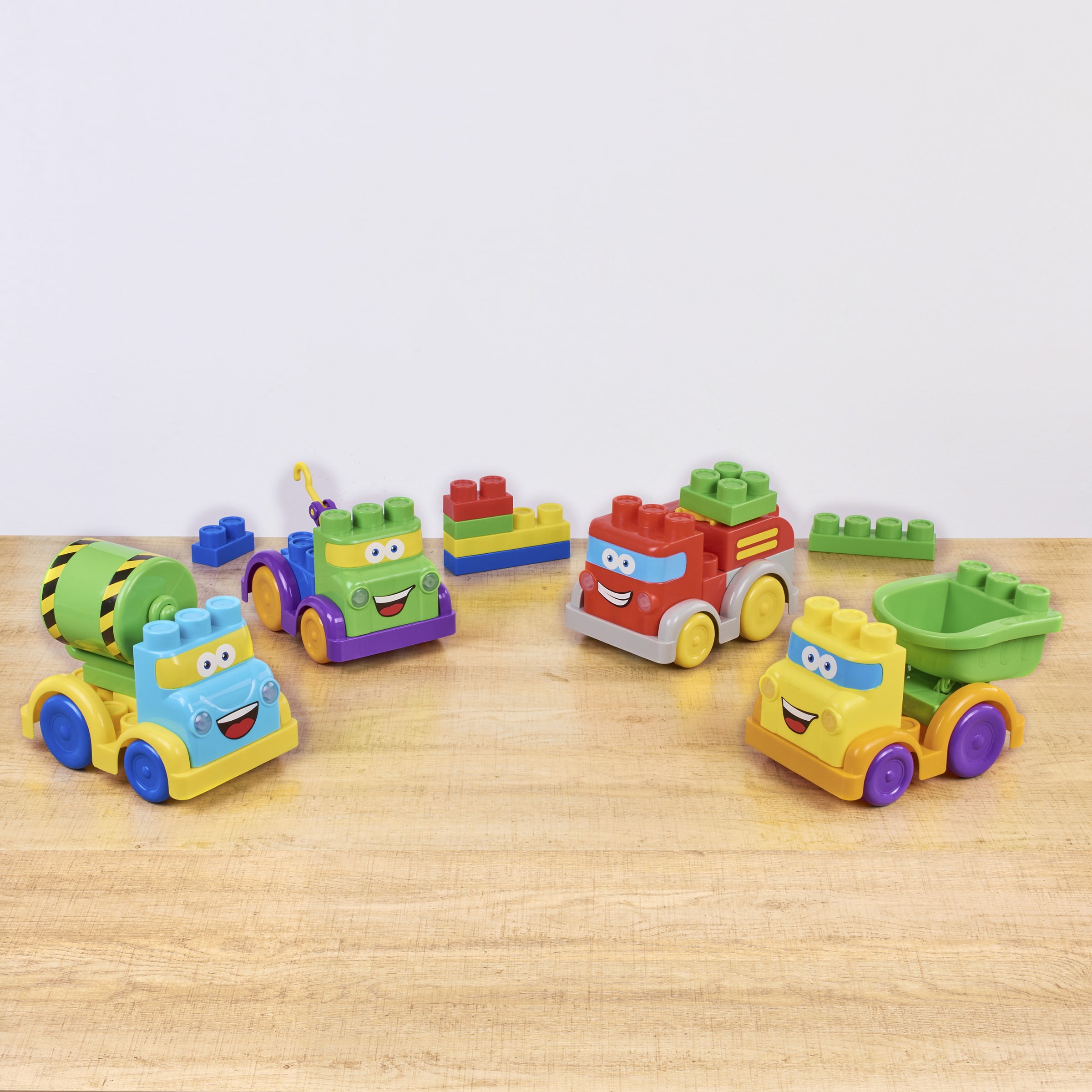 kid connection deluxe vehicles and blocks play set