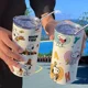 thumbnail image 4 of Taza térmica con dibujos animados de Snoopy, Charlie Brown y Woodstock, creativa y sencilla, con diseño de kawaii, personalizada, para café, 4 of 6