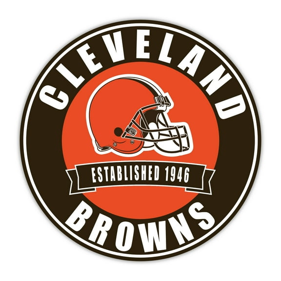 Cleveland Browns 24" Circle with Banner