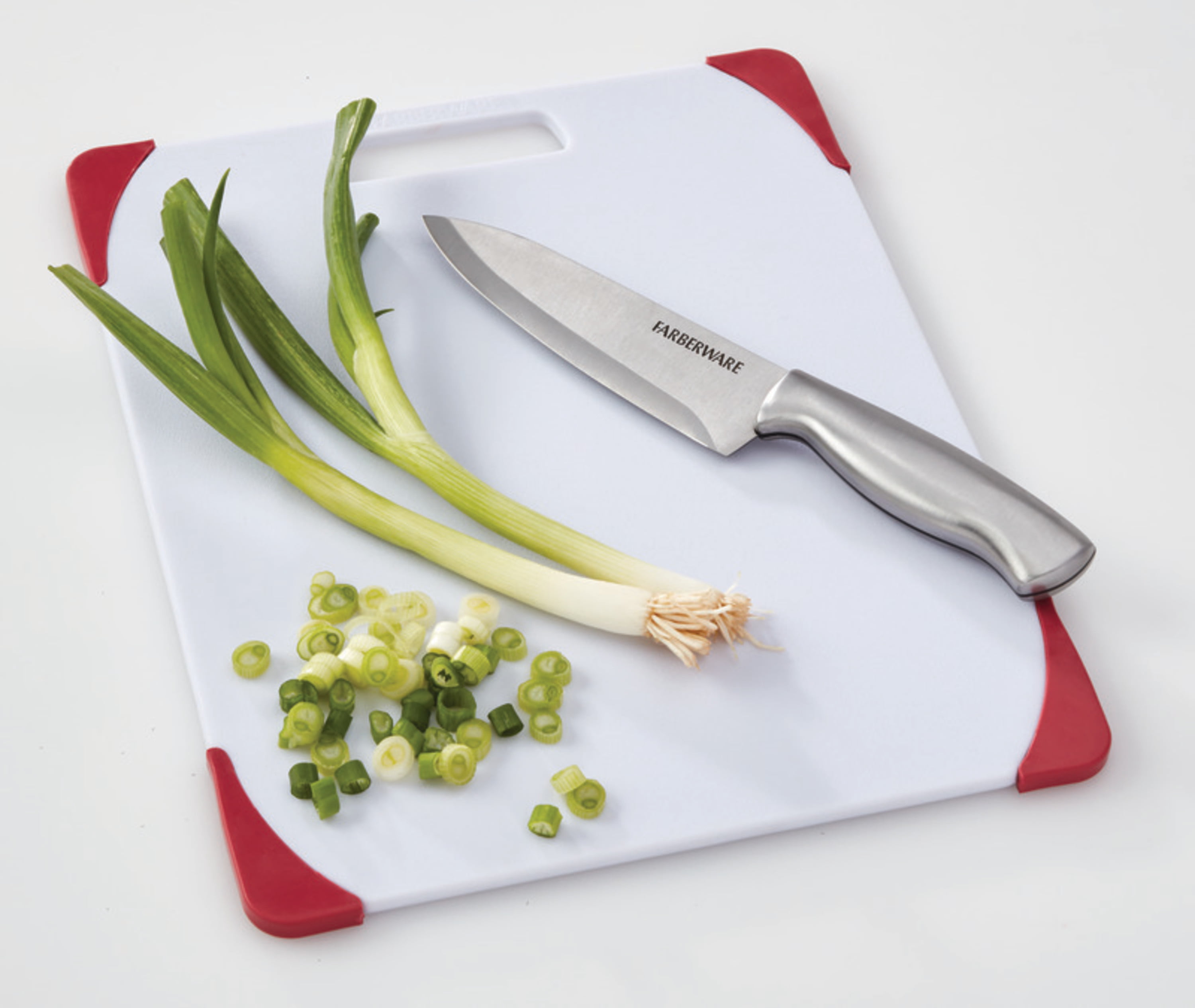 FARBERWARE Large Cutting Board With Juice Grooves 2 packs