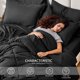 thumbnail image 3 of Set de edredón Love's Cabin Full Black, 7 piezas, cama doble, 3 of 9
