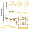 thumbnail image 2 of Decoraciones para tartas Yerliker Happy Birthday, 34 unidades, 2 of 6