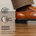 thumbnail image 4 of Mocasines de Vestir para Hombre Bruno Marc Marrón Talla 9.5W, 4 of 9