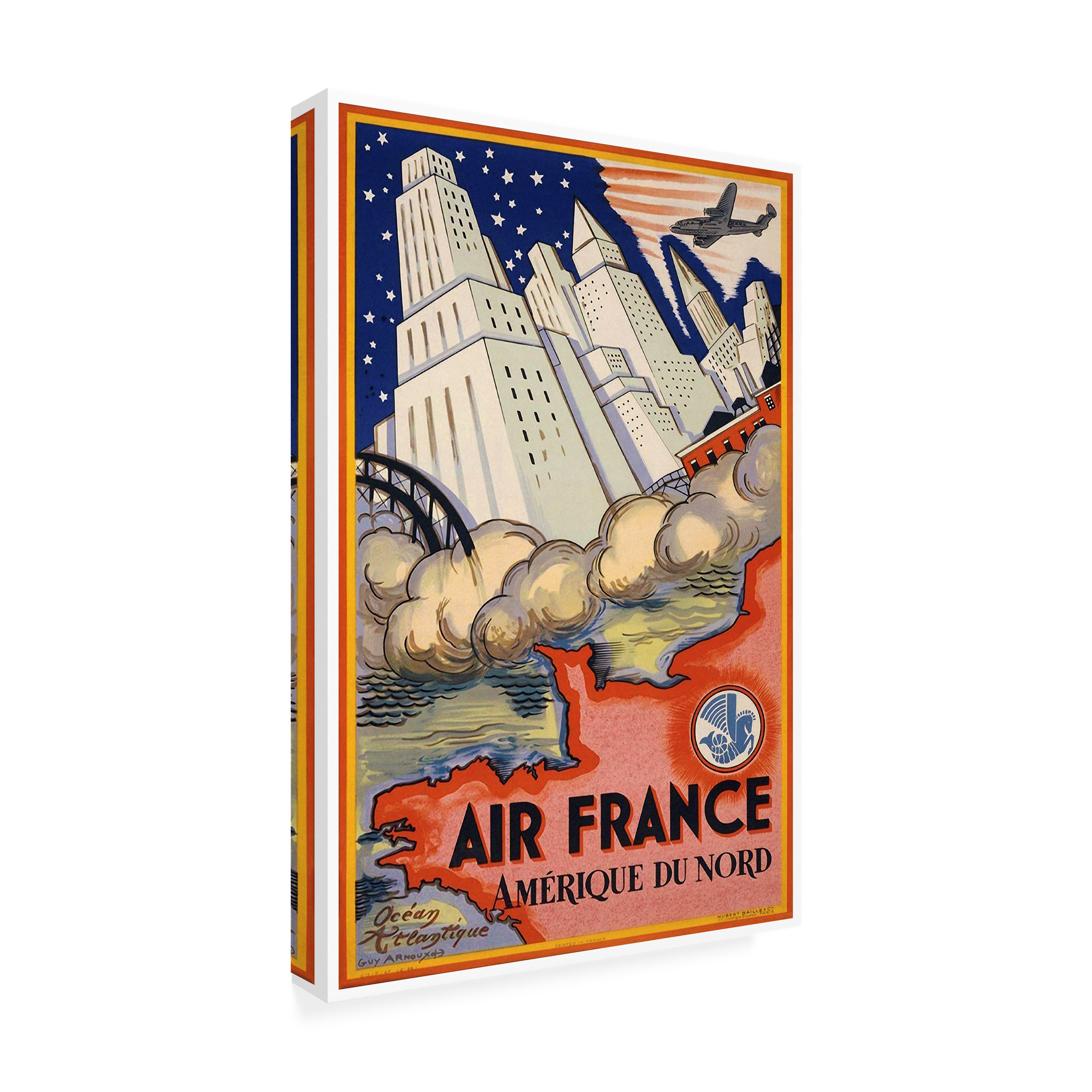 Trademark Fine Art 'Travel 285' Canvas Art by Vintage Lavoie