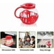 thumbnail image 3 of Microwave Popcorn Maker Red Mini Bucket Style Popcorn Bowl Silicone Lid Microwave Safe, 3 of 5