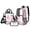 Axolotl Cherry Blossom, variant on Xoenoiee Axolotl Cherry Blossom Print Large Clear Backpack for School Girls 3PCS See Through Backpacks with Lunch Bag and Pencil Case Set, Heavy Duty Transparent Bookbag for Kids