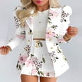 thumbnail image 1 of X  3PCS Woman Suit Jacket  Casual Pocketed Office Blazers Draped Open Front Cardigans Jacket Work Suit, 1 of 2