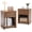 Classic Walnut 16.9", variant on ARKANTO Nightstands Set of 2, Farmhouse Night Stand Bedside Table with Drawer and Storage Shelf, Wood Side End Table for Bedroom, Living Room, Light Oak