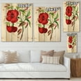 thumbnail image 4 of Designart 'Ancient American Flora I' Traditional Print on Natural Pine Wood, 4 of 5