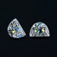 thumbnail image 3 of Moissanite Loose Stones Half Moon Shape Brilliant Real D VVS1 Lab Grown Diamond Gemstones for Jewelry Making Engagement Ring Pendant Necklace Earrings with GRA Certificate Anniversary Gifts 0.5-4.5ct, 3 of 7