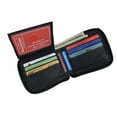 thumbnail image 3 of Genuine Leather Men's Zipper Zip-Around Organizer Bifold Wallet 1256 CF, 3 of 51