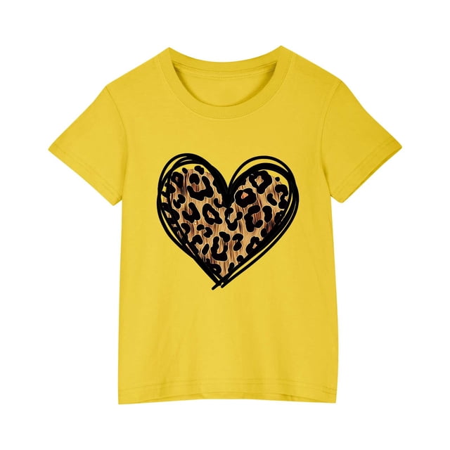 Zpanxa Chemises Filles T-Shirt à Imprimé d'Halloween Col Rond Manches Courtes Haut Mode en Coton 3 Ans
