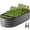 Gray, variant on GVDV Raised Garden Bed Outdoor, 4x2x1ft Backyard Oval Metal Raised Bed with Easy Assembly, Garden Bed for Gardening Vegetables, Fruits, Flowers - Dark Gray