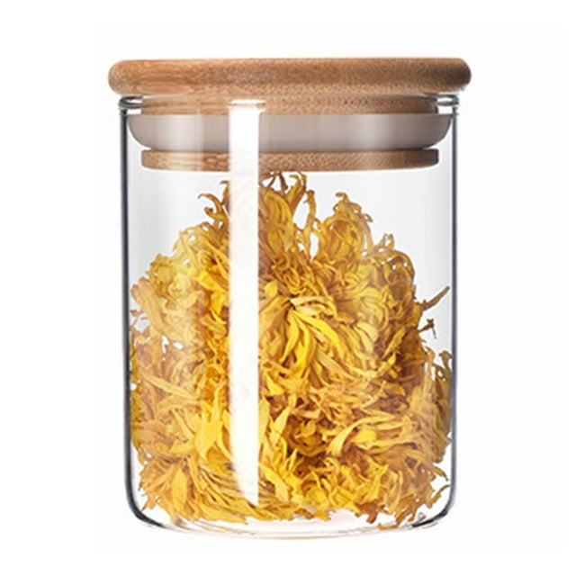 Glass Jars with Airtight Lids Large Durable Storage Jar for Sauces Pickled Vegetables 2