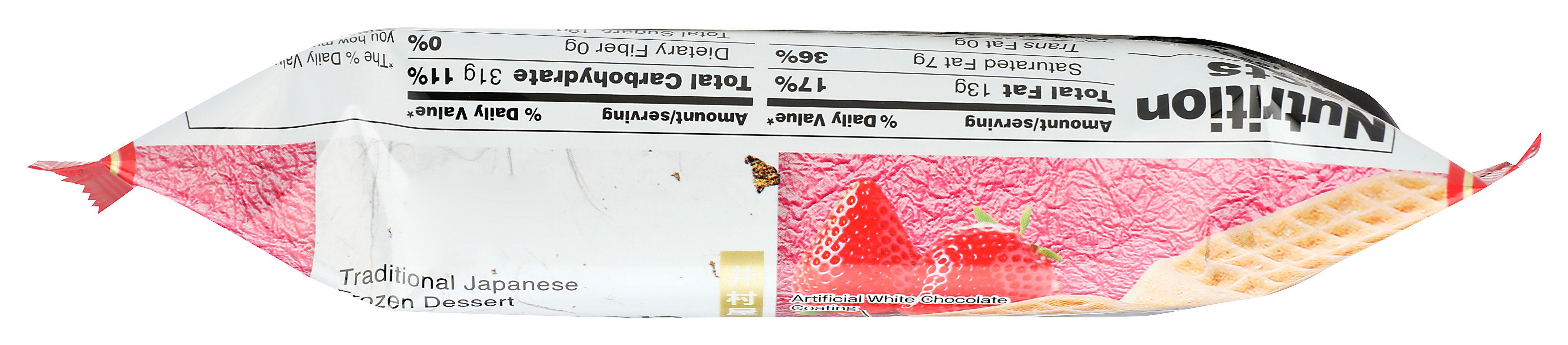 Imuraya Strawberry Frozen Wafer Sandwich, 5.07 fl oz
