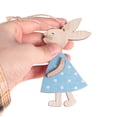 thumbnail image 4 of 3PCS DIY Home Decorations Party Supplies Easter Ornaments Easter Rabbit Cute Bunny Wood Crafts 3PCS STYLE 2, 4 of 8