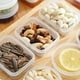 thumbnail image 3 of Recipientes apilables para almacenamiento de alimentos con tapas - Juego de 4 piezas para organizar la nevera, recipientes herméticos para la despensa de cocina, 3 of 9