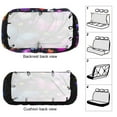 thumbnail image 3 of Dreamy Purple Butterfly Pattern (19)-1 Car Rear Seat Covers,Bench Back Seat Cover , Easy to Install Universal Fit for Cars Trucks Vans And SUVs, 3 of 6