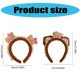 thumbnail image 3 of Lovely Bear Hairhoop Cartoon Bear Lace Hairband Holiday Party Props Headwear Adult Music Festival Dressingup Accessories, 3 of 4