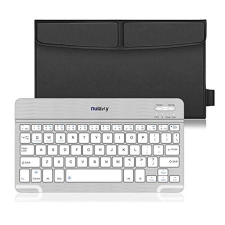 Nulaxy KM12 Bluetooth Keyboard Business Portable Rechargeable Compatible with Apple iPad iPhone Samsung