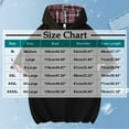 thumbnail image 3 of VSSSJ Men's Casual Plaid Short Sleeve Hooded Sweatshirt Drop Shoulder Drawstring Baggy Hoodies Fashion Sports T-Shirts Black XXXXL, 3 of 3