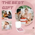 thumbnail image 7 of DESIGNICE Compact Mirror,Foldable Square Dual Mini Mirror,Lightweight Impact Resistant Pocket Mirror,White, 7 of 7