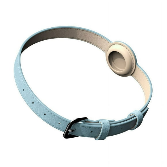 AirTag Leather Collar - Style E