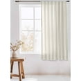 thumbnail image 3 of Sheer Curtains 63 Inch Length, Sage Green Striped Semi Sheer Curtains Light Filtering Window Treatment, Modern Farmhouse Green Stripes Privacy Voile Drapes for Living Room Bedroom 52x63 Inch, 3 of 7