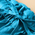 thumbnail image 5 of Lenpel Women's Plus Size Bermuda Shorts Elastic Waist Drawstring Cotton Linen Shorts Lightweight Casual Shorts with Pockets, 5 of 7