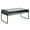 Black+Gray, variant on PVC Edge & Veneer - 1 Tier Shelf - Kitchen Island Seating - Useful Storage