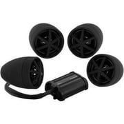 BOSS AUDIO MCBK650B 1 200-Watt Amplified Motorcycle/All-Terrain Speaker & Amp System with Bluetooth