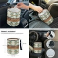 thumbnail image 6 of Yuyamidu Aztec African Tribal Car Seat Covers Full Set with Steering Wheel Cover Seat Belt Pads Armrest Cover Handbrake Cover Set Trash Bag Auto Rear View Mirror Covers Cup Holders, 6 of 7